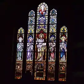 Altar stained glass window
