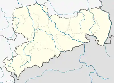 Hoyerswerda/Wojerecy  is located in Saxony