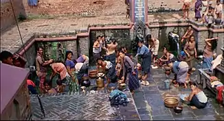 Scene filmed at Saraswati Hiti, Patan
