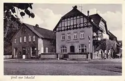 Postcard "Greetings from Scheeßel", circa 1920–1930