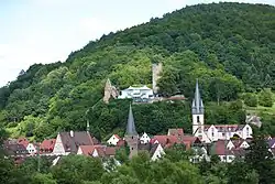 Scherenburg above Gemünden