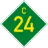 C24 road shield}}