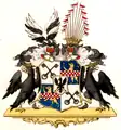 Coat of arms of Barons Schimmelpfennig von der Oye in Prussia