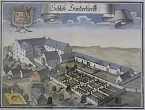 View of the castle c.1700 by Michael Wening