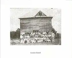 The first School in Loosier, Alabama