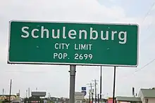Schulenburg city limits