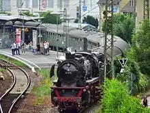 Steam train at Schorndorf