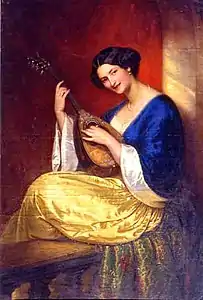 Mandolin Player (1851)