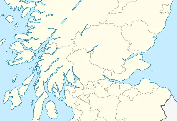 1995–96 Scottish Premier Division is located in Scotland Central Belt