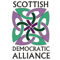 The logo of the Scottish Democratic Alliance