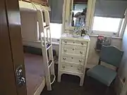 A Bedroom in the historic Roald Amundsen Pullman Private Railroad Car.