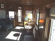 The Living room in the historic Roald Amundsen Pullman Private Railroad Car.