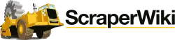 The ScraperWiki logo, a wheel tractor-scraper.