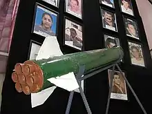 Fatality victims of Palestinian rocket attacks memorial