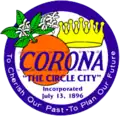Official seal of Corona, California