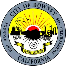 Official seal of Downey, California