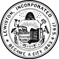 Official seal of Lewiston, Maine