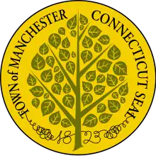 Official seal of Manchester, Connecticut