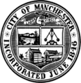 Official seal of Manchester, New Hampshire