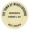 Official seal of Middlebourne, West Virginia