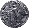 Seal of Vilnius in 1387
