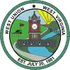 Official seal of West Union, West Virginia