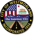 Official seal of City of Westmorland