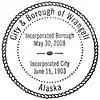 Official seal of Wrangell, Alaska