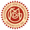 Seal of the Government-General of Madagascar (1897 - 1958)
