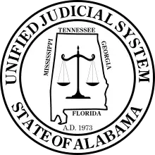 Seal of the Unified Judicial System of Alabama