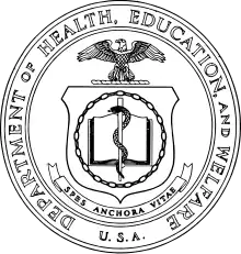 Seal of the U.S. Department of Health, Education, and Welfare until 1979