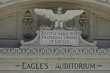 Terracotta detail, Eagles Auditorium Building.