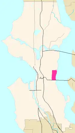Leschi Highlighted in Pink