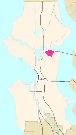 Montlake Highlighted in Pink