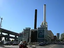 Main plant, seen here from Western Avenue