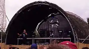 Seba (right) performing at Liquicity Festival 2015