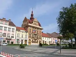 T. G. Masaryka Square and town hall