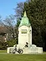 Fountain memorial for the composer Alberich Zwyssig and the Swiss Psalm's poet Leonhard Widmer (Zürichhorn)