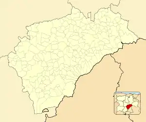 Divisiones Regionales de Fútbol in Castile and León is located in Province of Segovia