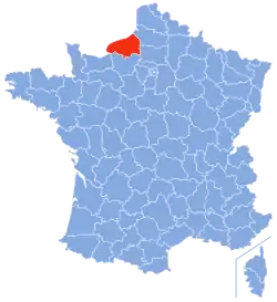 Location of Seine-Maritime in France
