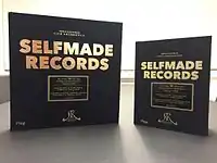 Book cover of "Selfmade Records – Die ersten 10 Jahre des erfolgreichsten HipHop-Labels" ("The first 10 years of the most successful hip hop label")