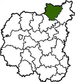 Raion location in Chernihiv Oblast