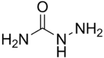 Skeletal formula of semicarbazide