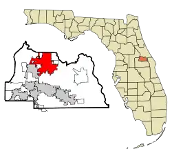 Location in Seminole County and the U.S. state of Florida
