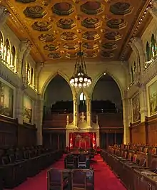 The Senate of Canada chamber