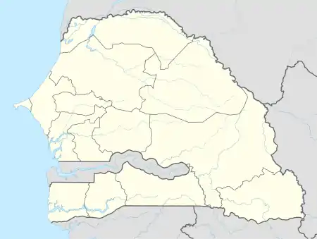Joal-Fadiouth is located in Senegal
