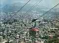 Bird's eye view of Seoul from the Namsan cablecar, 1962