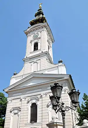 Orthodox Cathedral of St. George by Milan Michal Harminc in Novi Sad, 1805