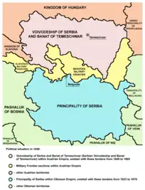 The Principality of Serbia from 1833–1878