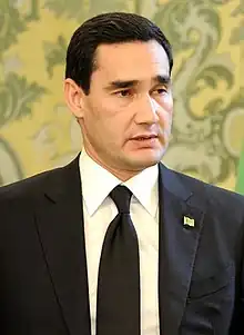 TurkmenistanSerdar BerdimuhamedowPresident of Turkmenistan